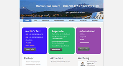 Desktop Screenshot of martins-taxi.ch