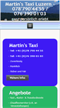 Mobile Screenshot of martins-taxi.ch